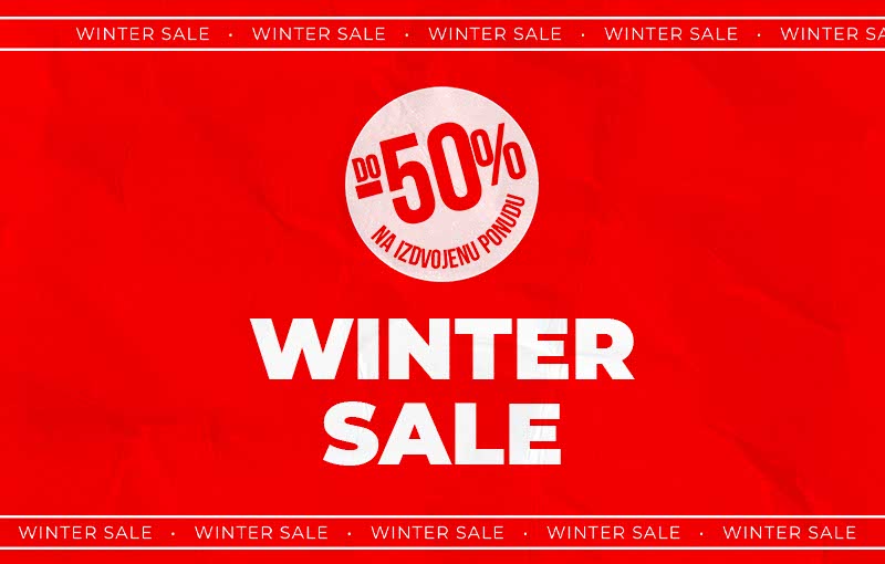 Počeo je Winter Sale! Dok je vani hladno, sa Sport Vision popustima bit će vam toplije nego ikad!